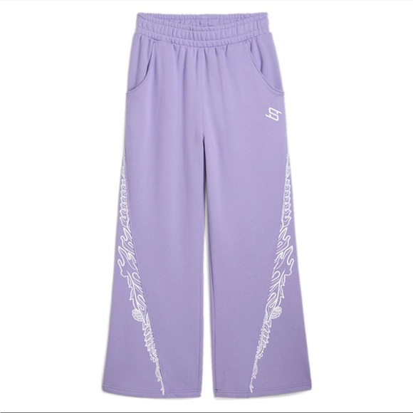 PUMA Womens Stewie X City of Love Purple Sweatpants SAMPLE - Picture 1 of 12